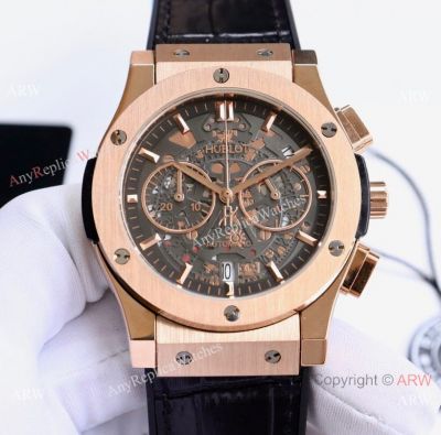 New Copy Hublot Classic Fusion Aerofusion 525 Quartz Watches Rose Gold